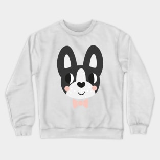 Boston Terrier With A Bow Tie Crewneck Sweatshirt